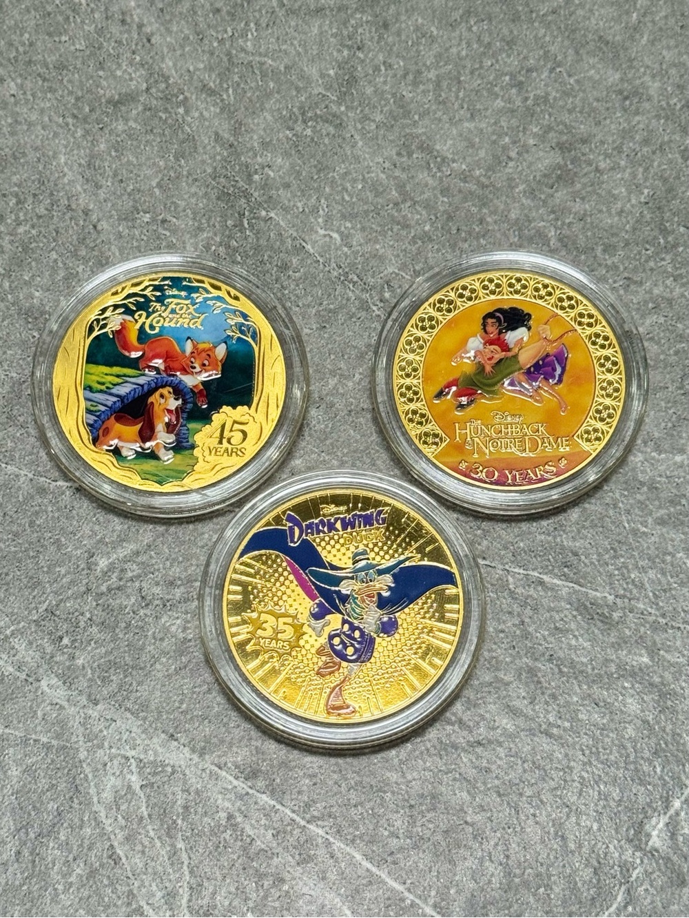 2026 D23 Disney Set of 3 Medallions Event Exclusive Anniversary